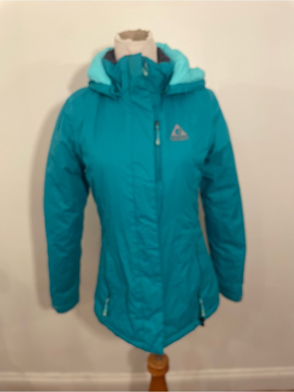 Gerry Weber Teal Hooded Ski Jacket